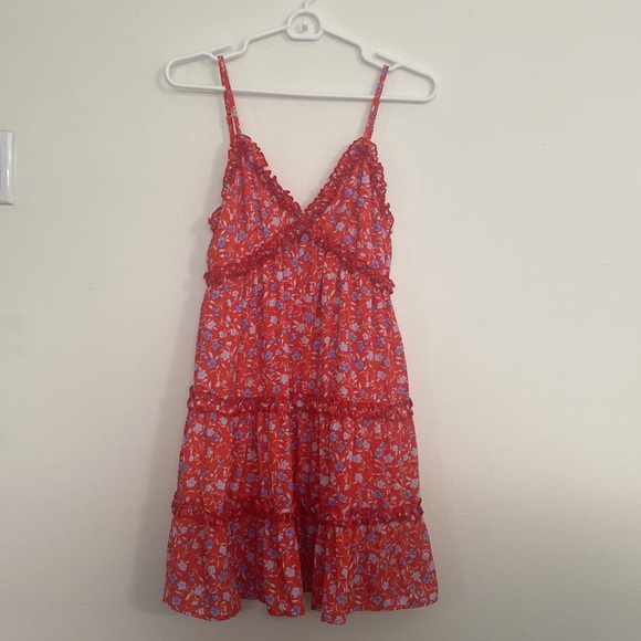 Beautiful red mini summer dress - Picture 2 of 2